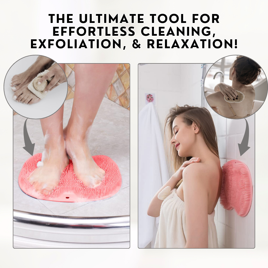 MCOIKY® Shower Foot & Back Scrubber Massage Pad