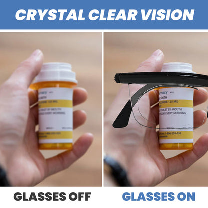 🏆Official Store | AEXZR® 2in1 VisionDial Adjustable Focus Glasses | Aerospace-Grade Titanium Frame✨