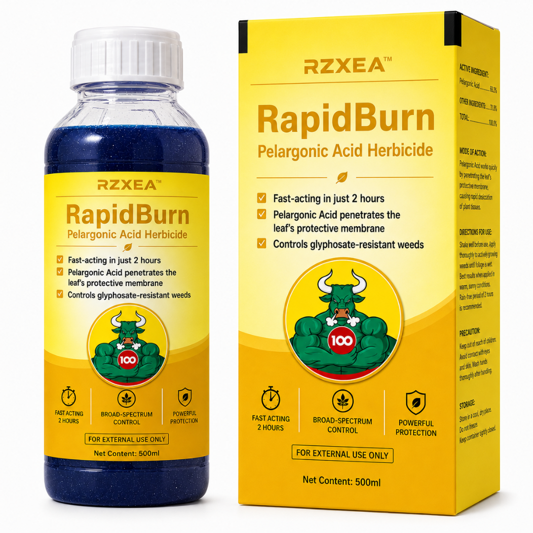 ⏱️ Works in 2H｜RZXEA™ RapidBurn Pelargonic Acid Herbicide