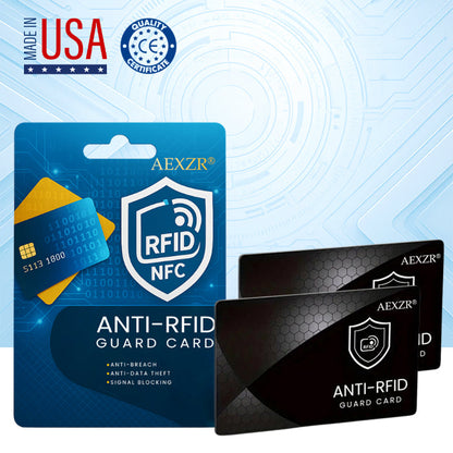 🏆✅Official Store |AEXZR® Anti-RFID Guard Card🌟Stop Electronic Skimming & Data Theft
