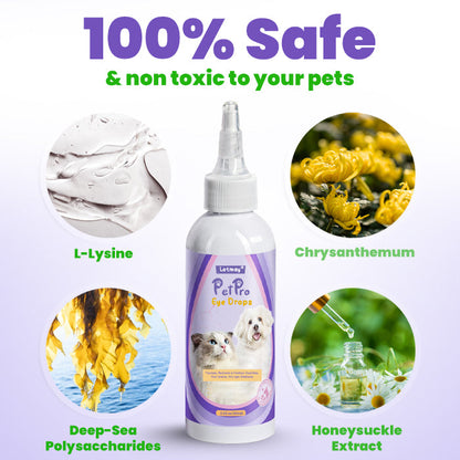 🐾🛡️Lotmay® PetPro Eye Drops-😾Daily L-Lysine Drops for Feline Herpes & Eye Care🐾