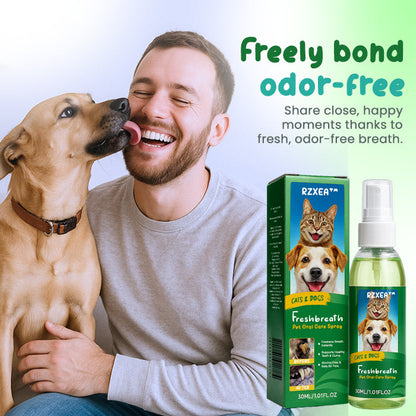 🏆✨RZXEA™ FreshBreath Pet Oral Care Spray – 🦷3-Day Fresh Breath Solution 🐾