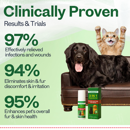 🐾Lotmay® 3 in 1 PhytoBarrier Pet Skin and Coat Care Spray-🧴Soothe, Repair & Protect Pet Skin🐕
