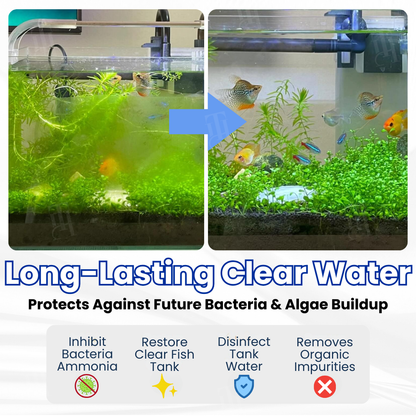 ✨AEXZR® Max-Power Aquarium Purification 🐠Tablet Bio-Cleaning, Reduces Water Changes🌊