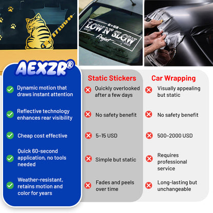 🏆AEXZR® Car Rear Wiper Charming Tail-Wagging Sticker - The Adorable Wag That Turns Heads & Smiles! 🐕✨
