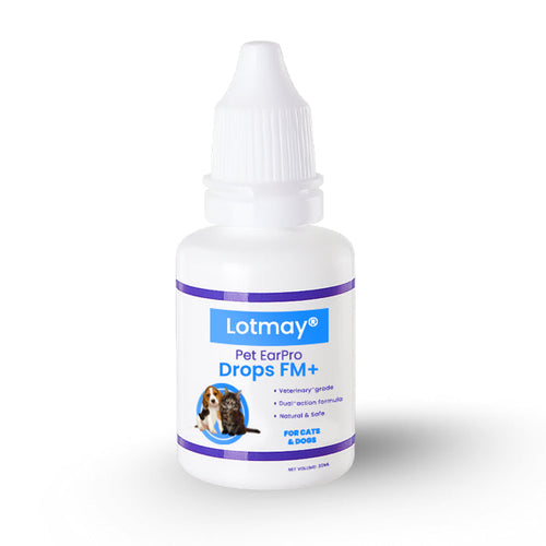 🧴Lotmay® Pet EarPro Drops FM+for Dogs & Cats🐾Vet-Formula for Bacteria, Yeast & Mites