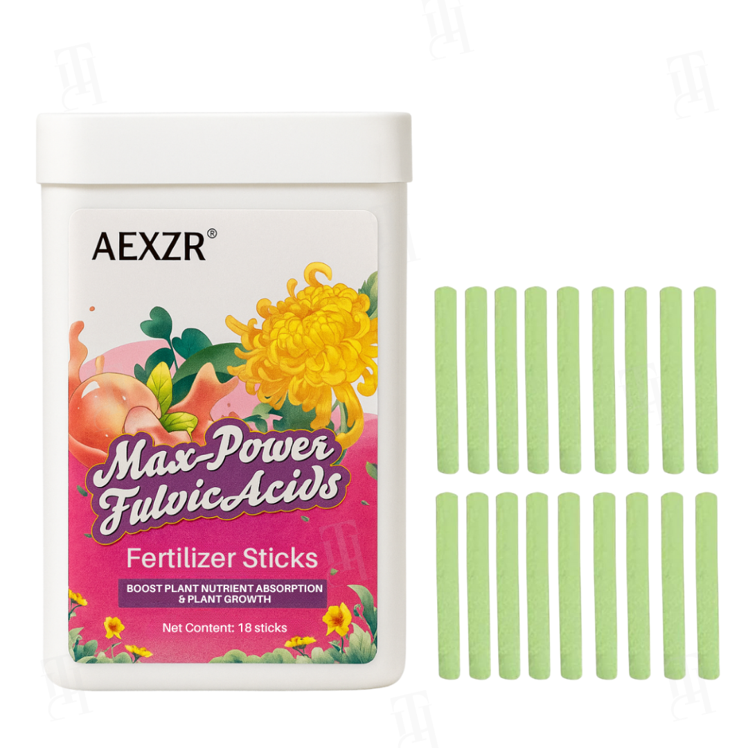 🌿AEXZR® Max-Power Fulvic Acids Fertilizer Sticks💧90-Day Continuous Plant Nutrition🌱