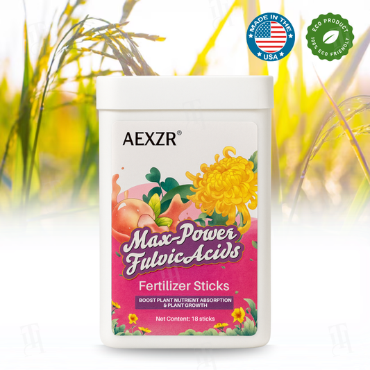🌿AEXZR® Max-Power Fulvic Acids Fertilizer Sticks💧90-Day Continuous Plant Nutrition🌱