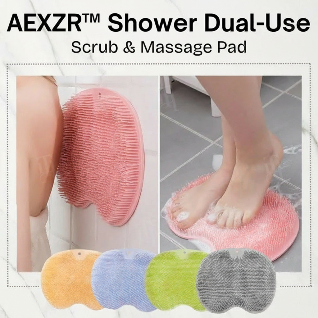 ✨AEXZR™ Shower Dual-Use Scrub & Massage Pad